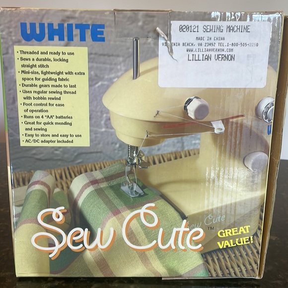 Pink Lillian Vernon Sew Cute Beginner Sewing Machine - Picture 5 of 10